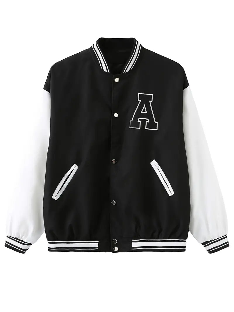 Merso - Jas met varsity-letterprint