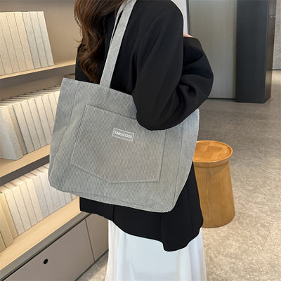Elegante Corduroy Tas voor Dames