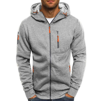 Moderne Kapuchensweatshirt-Jacke für Herren