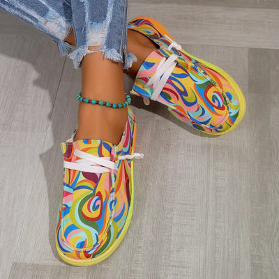 Kleurrijke Lage Sneakers voor Dames