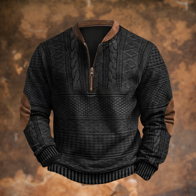 Ritssluiting Henley Trui voor Heren