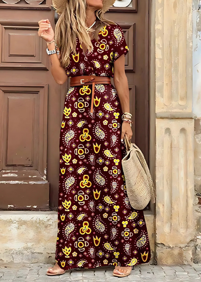 Bohemian Maxi Jurk voor Dames