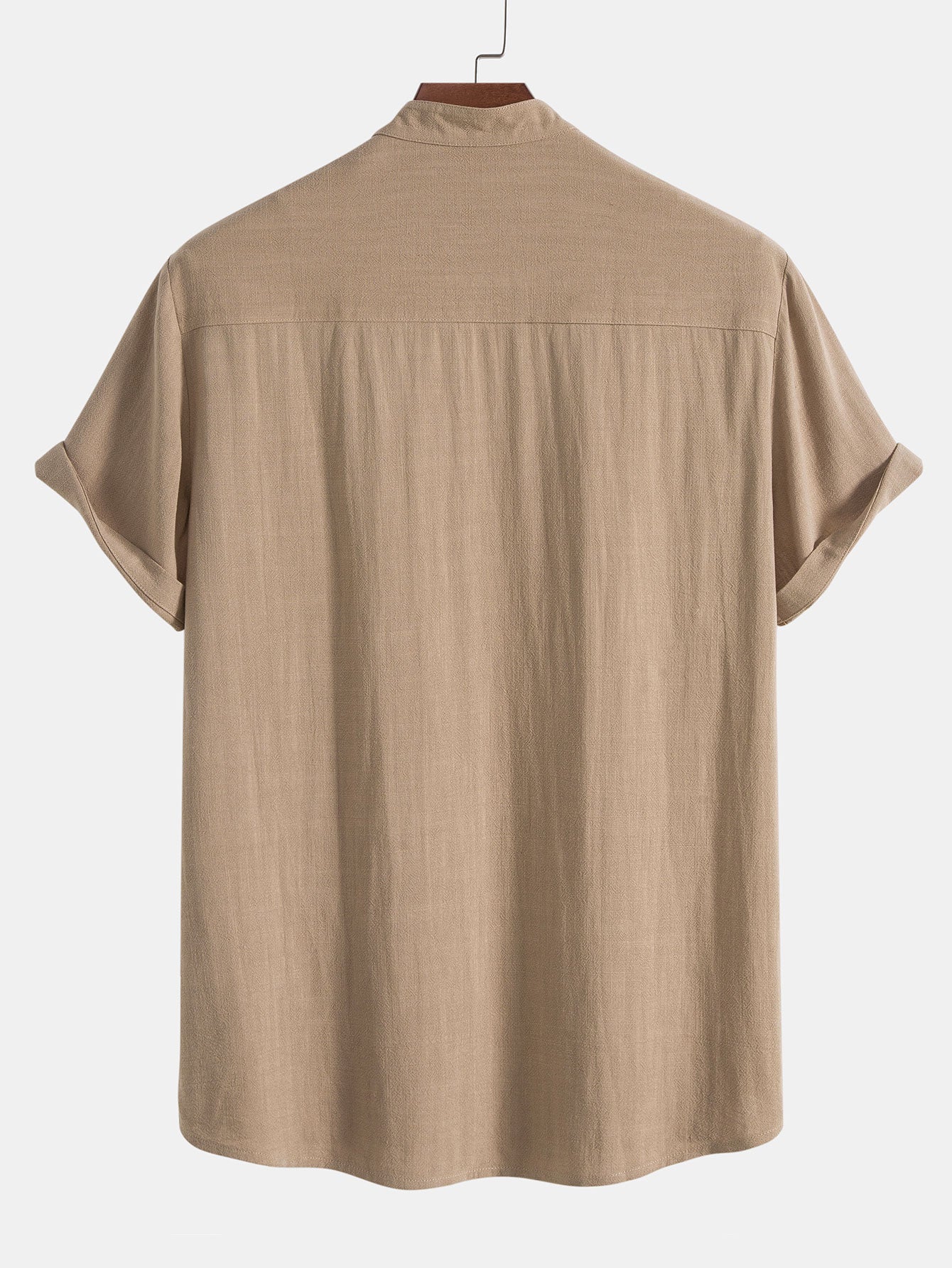 Casual Short Sleeve Shirt and Pants Set for Men
