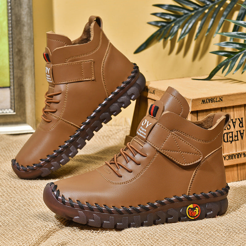 Warme Winterlaarzen met Magische Sluiting voor Dames