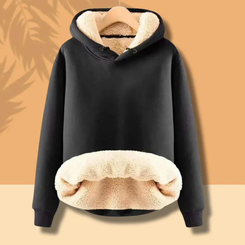 Neiver-Furry Fleece Hoodie