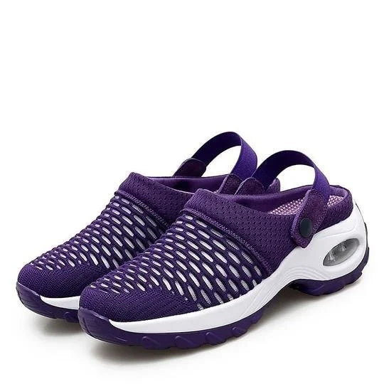 Mesh Slip-On Sandalen voor Dames