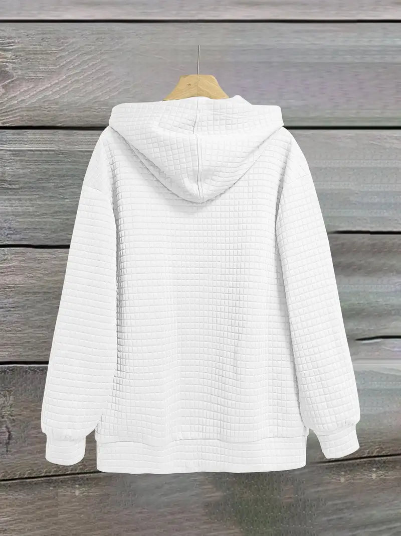 Samannah - Zip-up hoodie met twee zakken