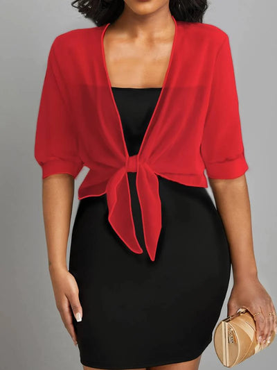 Olivia-Blouse met open voorkant voor dames