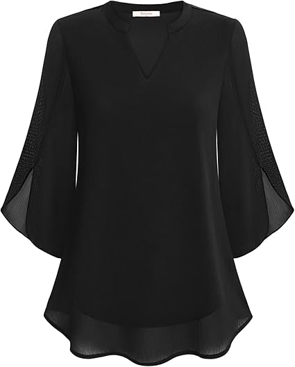 Luchtige Chiffon Blouse voor Dames