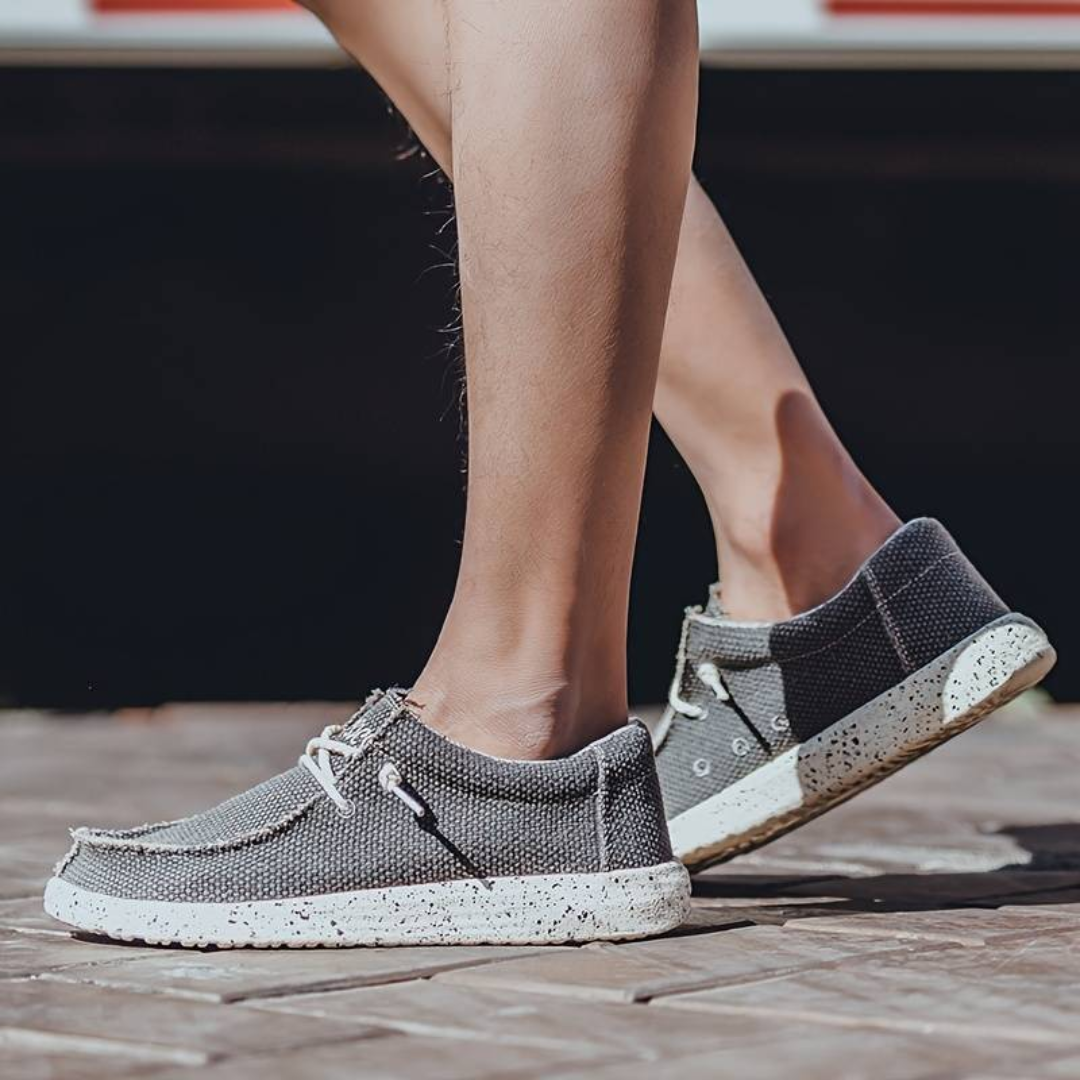 Ademende Canvas Sneakers voor Mannen