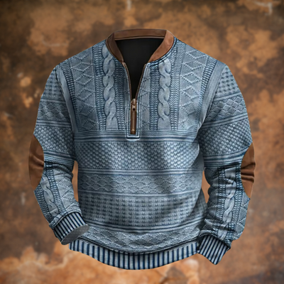 Ritssluiting Henley Trui voor Heren