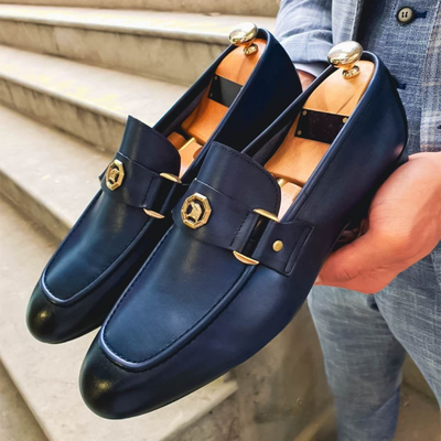 Luxe Lederen Loafers voor Heren