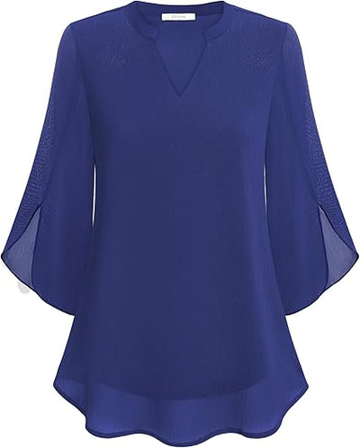 Luchtige Chiffon Blouse voor Dames