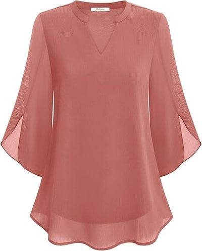 Luchtige Chiffon Blouse voor Dames