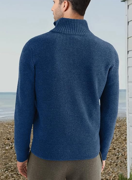 Tommy - Stijlvolle Sweater Met Rits Voor Mannen