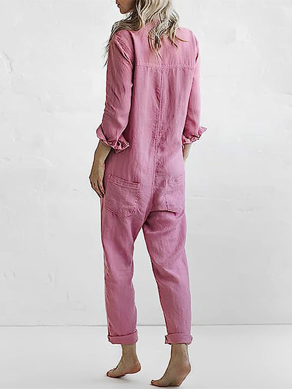 Freya - Jumpsuit met lange mouwen - Huis Van Stijl