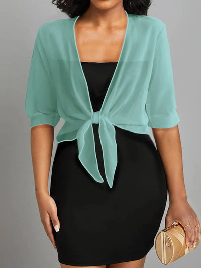 Olivia-Blouse met open voorkant voor dames