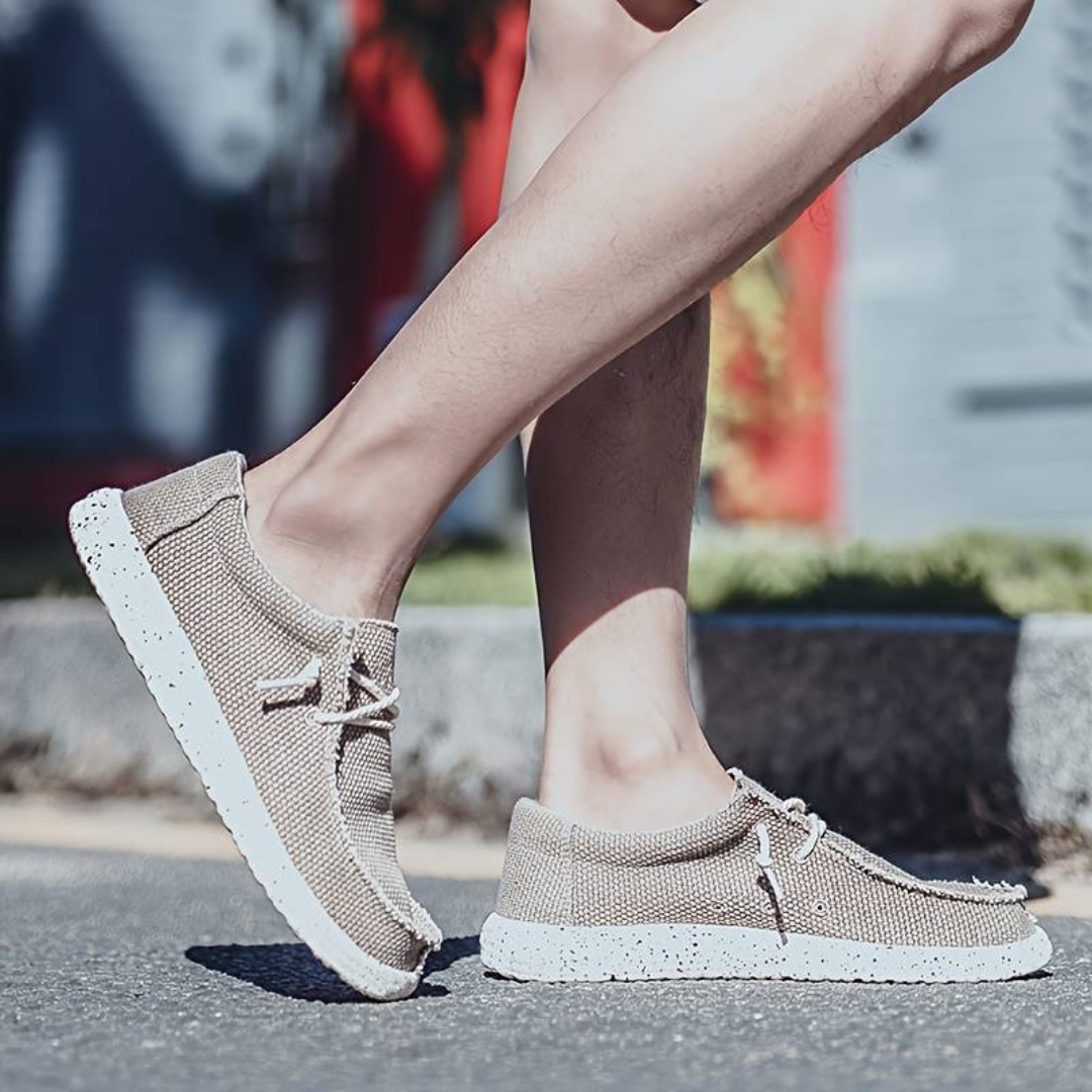 Ademende Canvas Sneakers voor Mannen