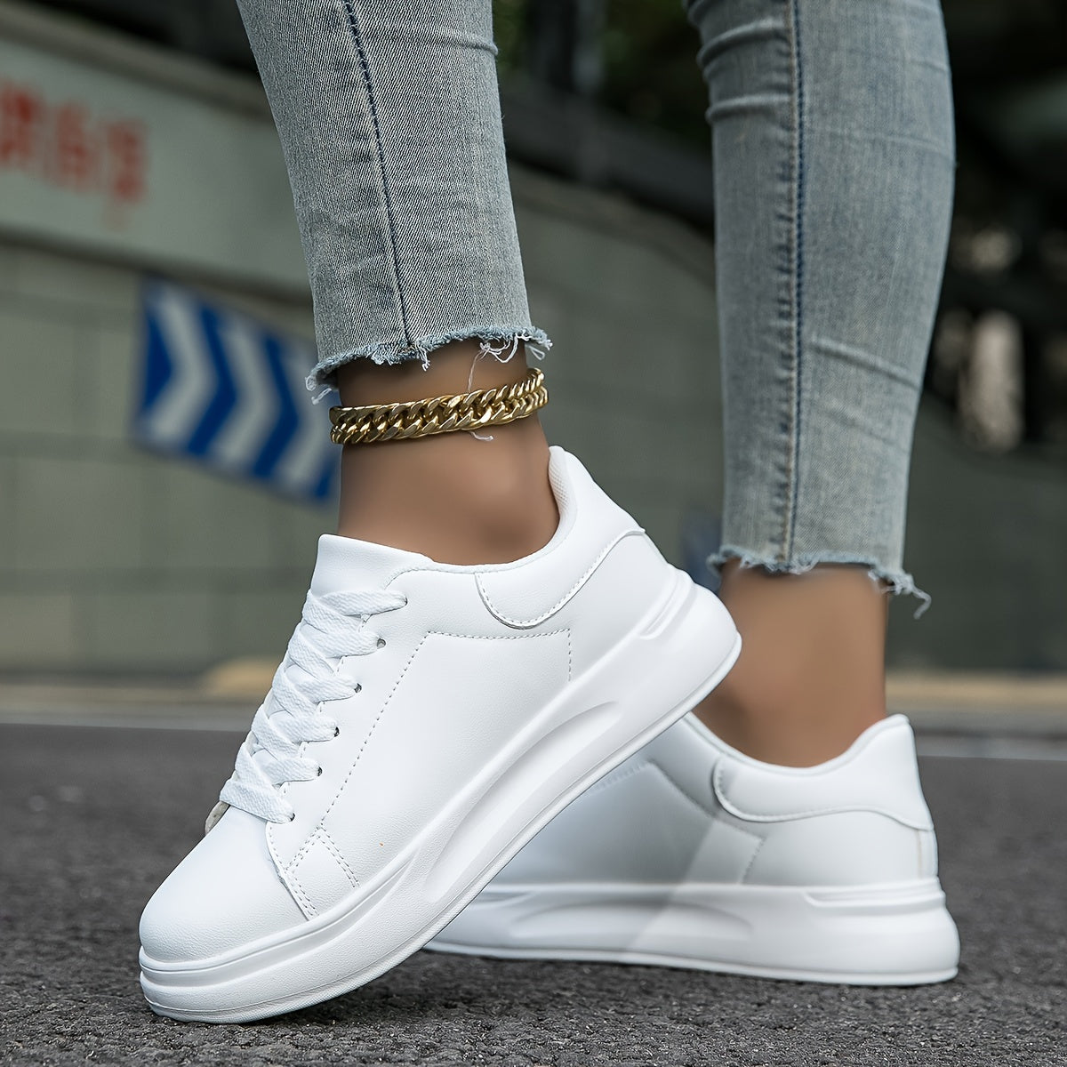 PU Leren Sneakers voor Vrouwen