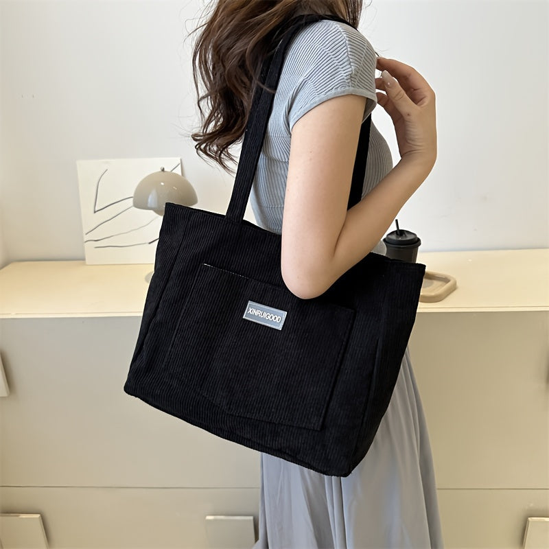 Elegante Corduroy Tas voor Dames