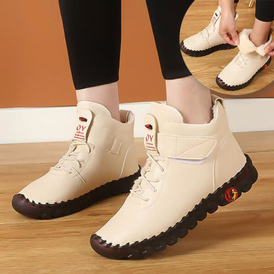 Warme Winterlaarzen met Magische Sluiting voor Dames