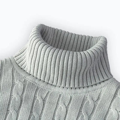 Trendy Geribbelde Coltrui voor Heren