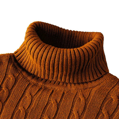Trendy Geribbelde Coltrui voor Heren