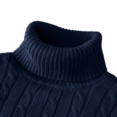 Trendy Geribbelde Coltrui voor Heren
