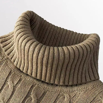 Trendy Geribbelde Coltrui voor Heren
