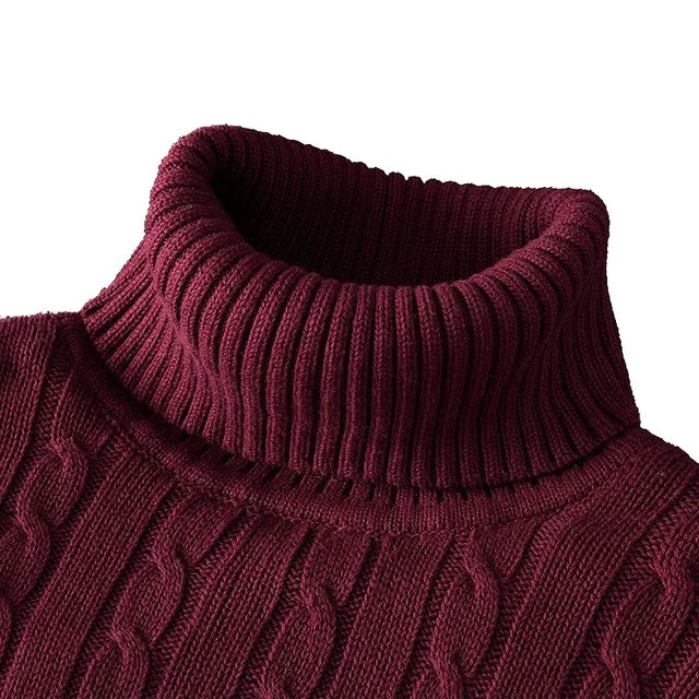 Trendy Geribbelde Coltrui voor Heren