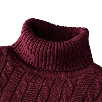 Trendy Geribbelde Coltrui voor Heren