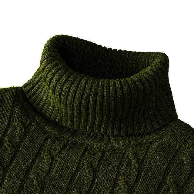 Trendy Geribbelde Coltrui voor Heren