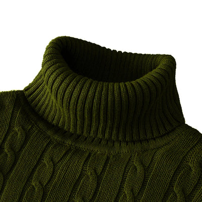 Trendy Geribbelde Coltrui voor Heren
