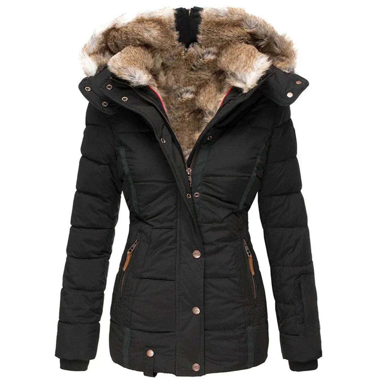 Elegante, warme en comfortabele winterjas voor dames