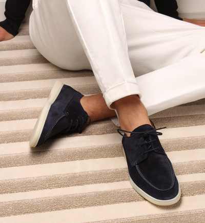 Casual Lederen Herenschoenen met Vetersluiting