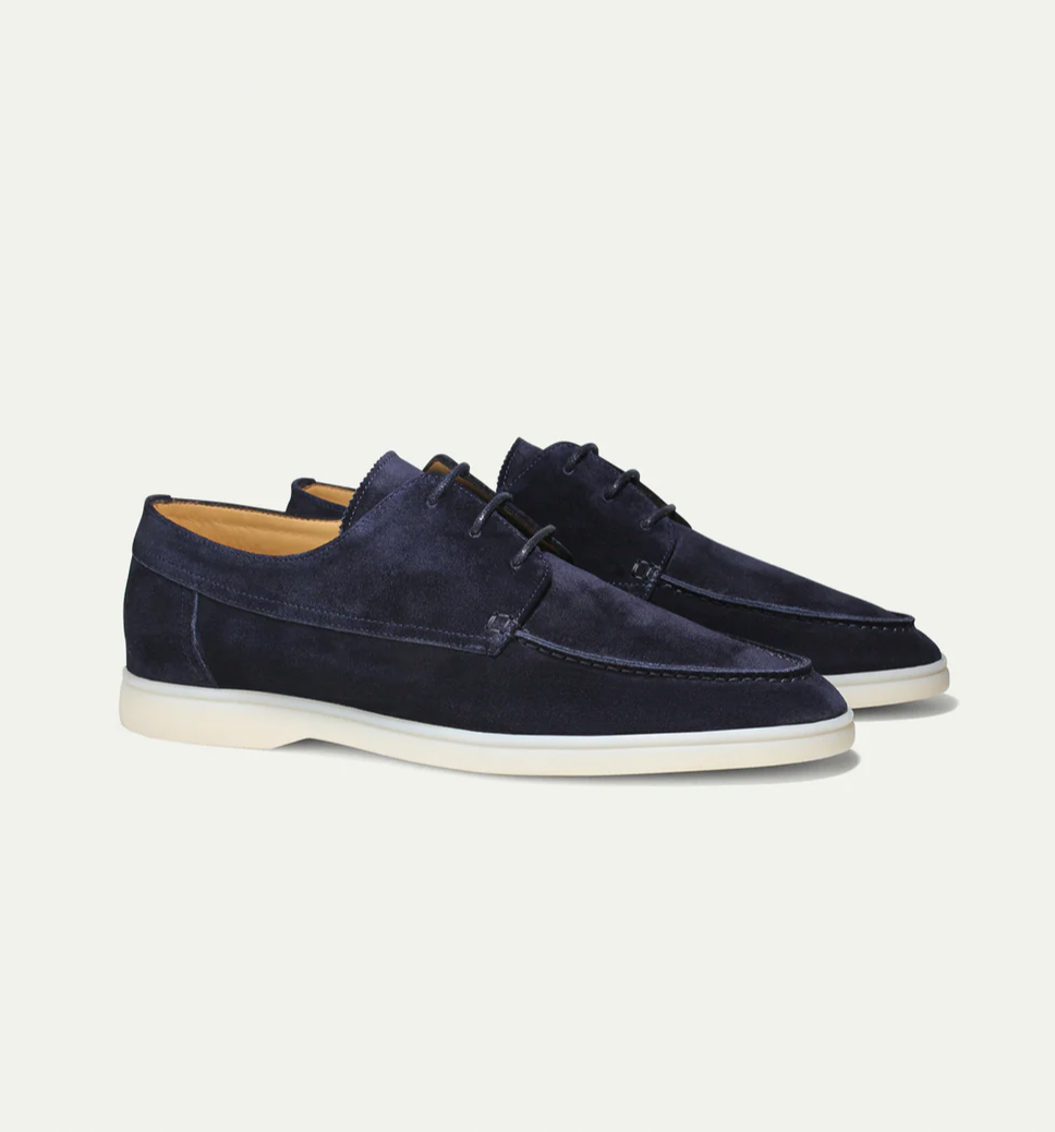 Casual Lederen Herenschoenen met Vetersluiting