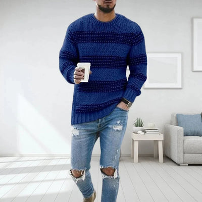 Arwel-Heren Casual Tricolor Sweater - Huis Van Stijl