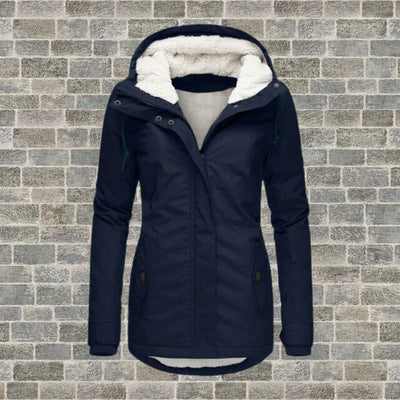 Warme Herfstjas met Capuchon voor Dames – Comfort & Stijl