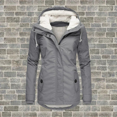 Warme Herfstjas met Capuchon voor Dames – Comfort & Stijl