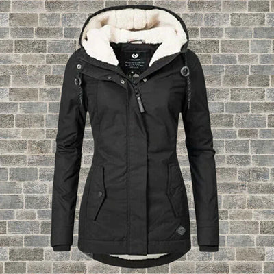 Warme Herfstjas met Capuchon voor Dames – Comfort & Stijl
