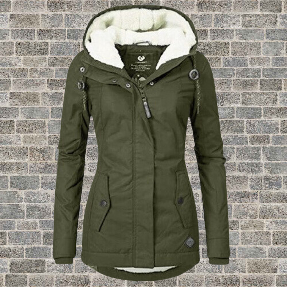Warme Dames Winterjas met Capuchon – Perfect voor Herfst & Kou