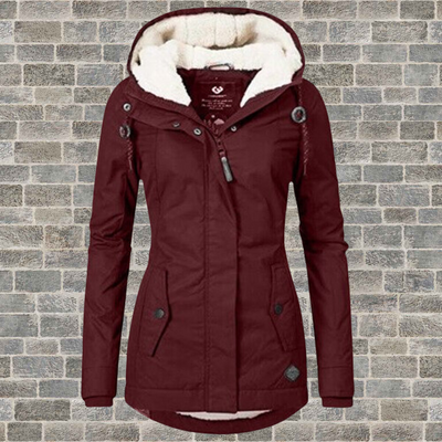 Warme Dames Winterjas met Capuchon – Perfect voor Herfst & Kou