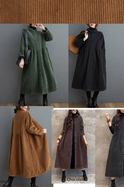 Corduroy Casual Jas voor Dames