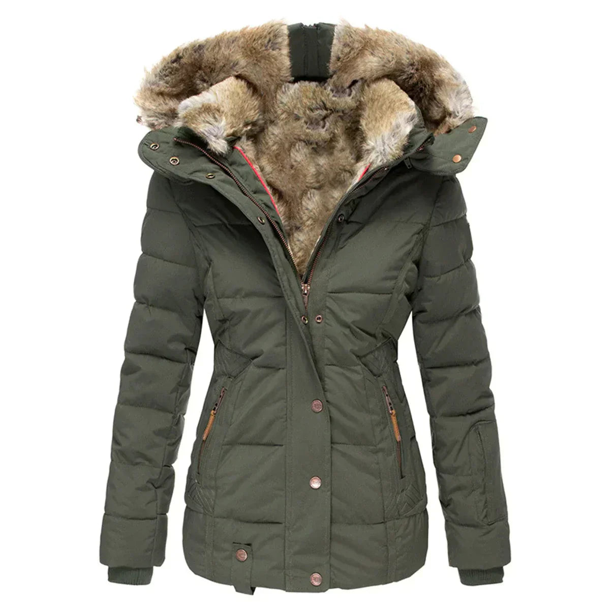 Elegante, warme en comfortabele winterjas voor dames