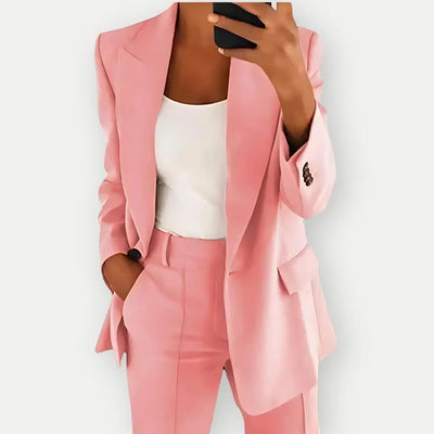 Elegante Zakelijke Broekpak voor Dames
