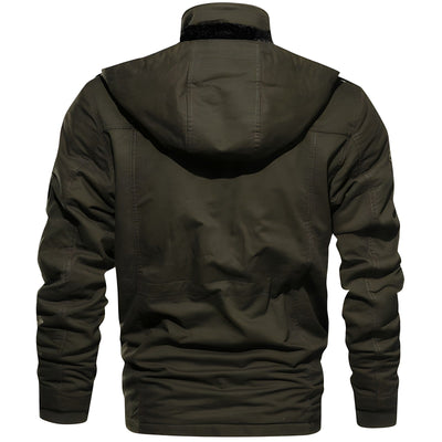 Katoenen Militaire Jas voor Heren