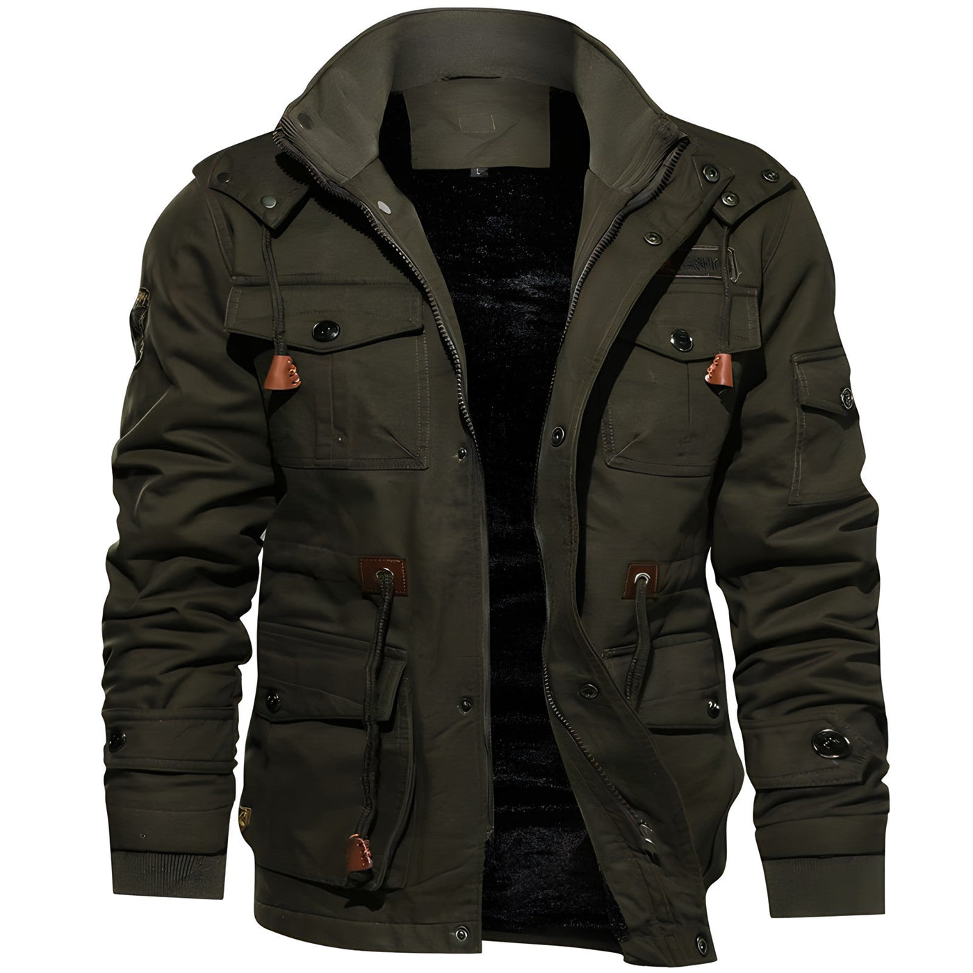 Katoenen Militaire Jas voor Heren