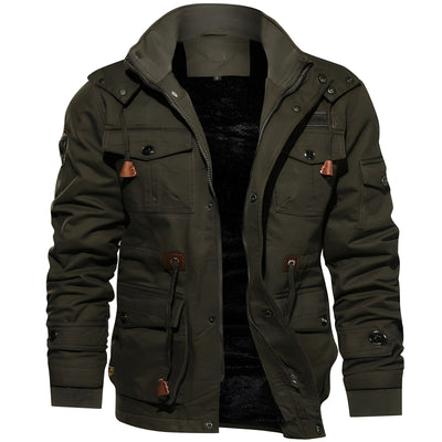 Katoenen Militaire Jas voor Heren