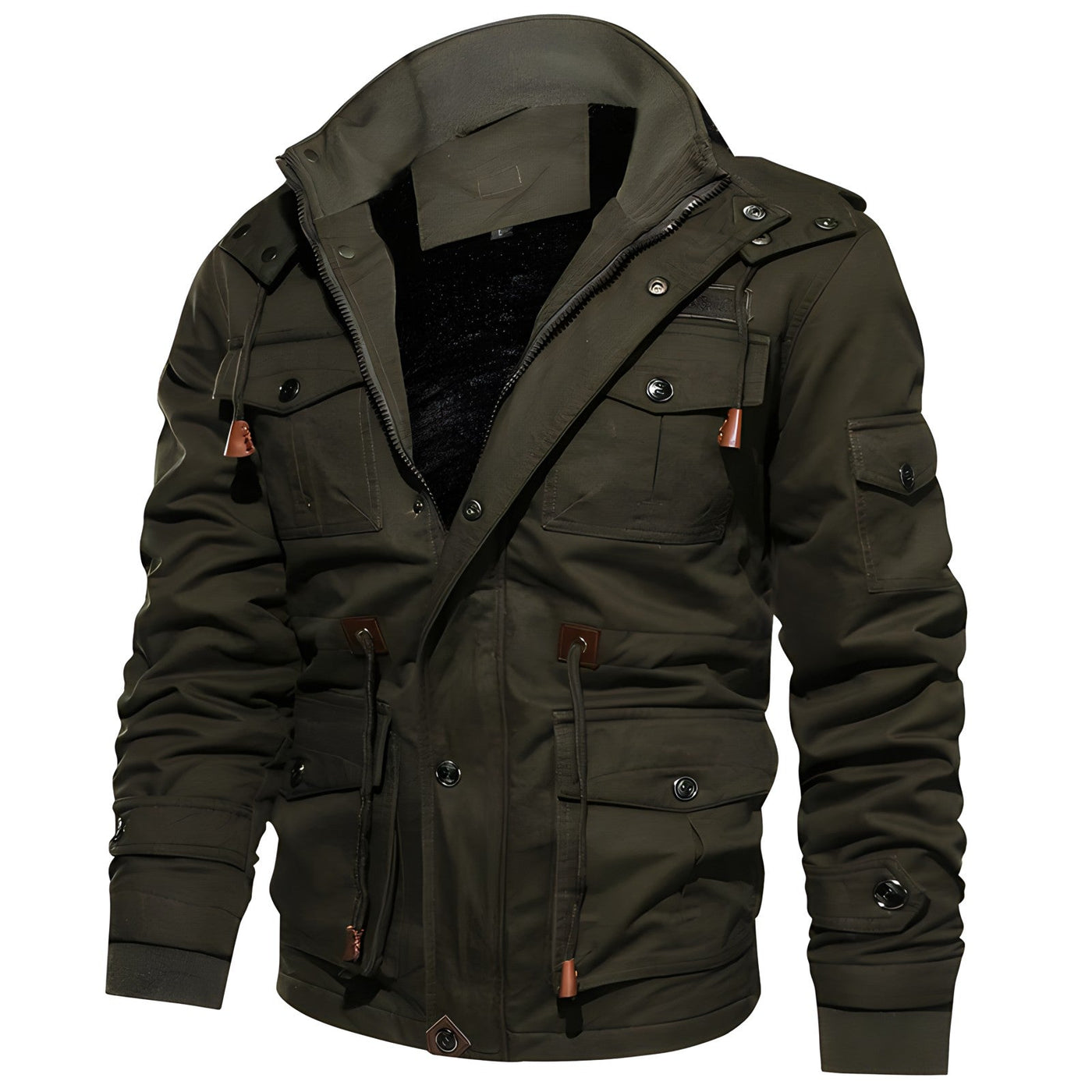 Katoenen Militaire Jas voor Heren