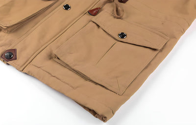 Katoenen Militaire Jas voor Heren